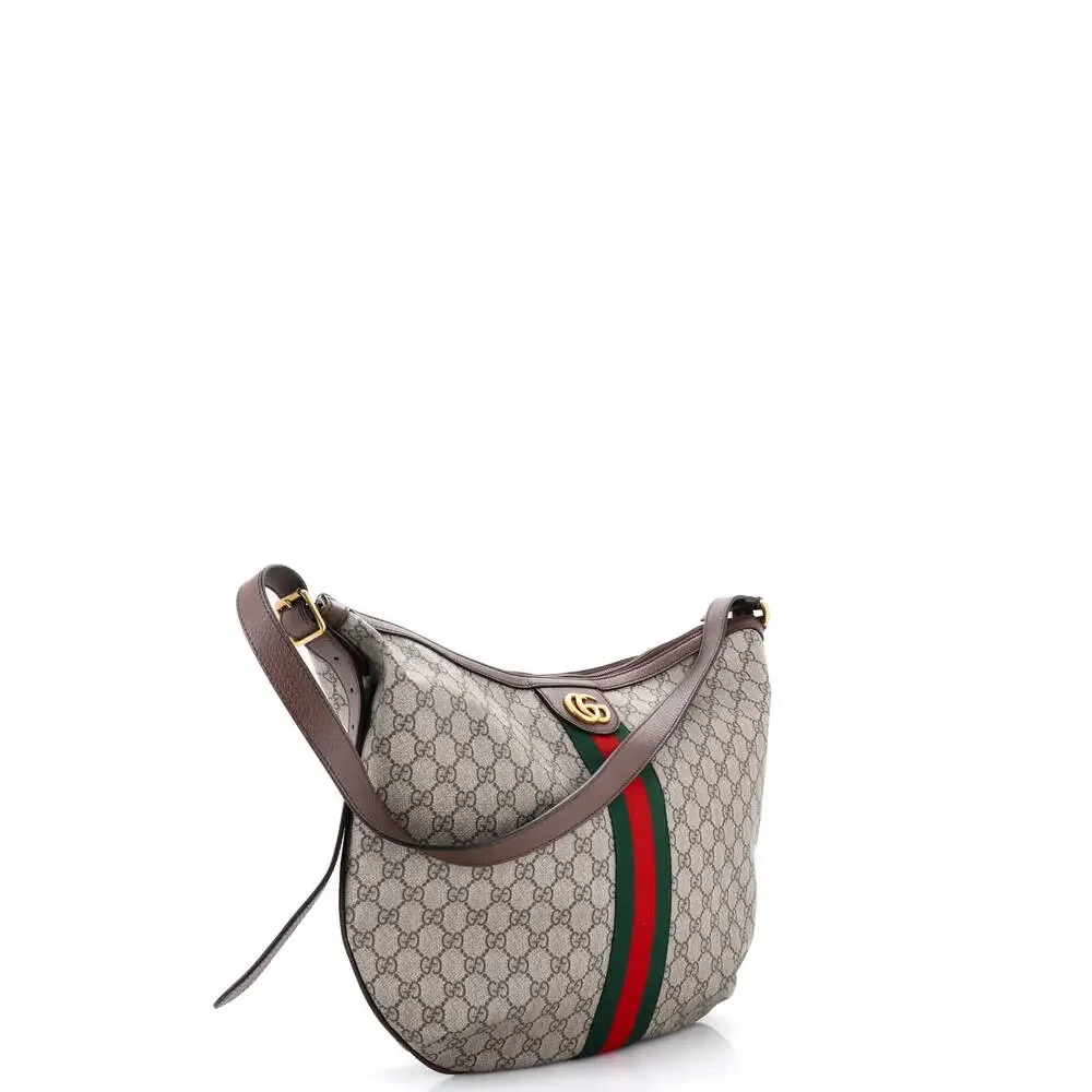 Gucci Ophidia Half Moon Hobo Gg Coated #260826G16B